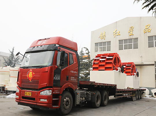 大雪剛過，紅星洗砂機(jī)“迫不及待”發(fā)往客戶手中